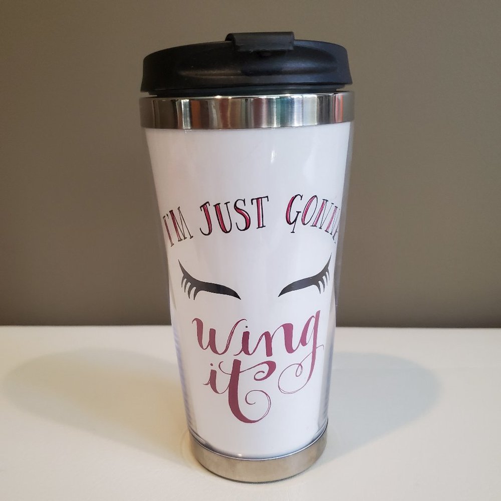 I'm Just Gonna Wing It Insulated Travel Mug